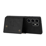 Custodia magnetica per telefono con doppia fibbia e slot per carte, For Samsung Galaxy S25 Ultra 5G, For Samsung Galaxy S24 FE 5G