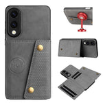 Custodia magnetica per telefono con doppia fibbia e slot per carte, For Samsung Galaxy S25 FE 5G, For Samsung Galaxy S25 Edge 5G, For Samsung Galaxy S25 5G, For Samsung Galaxy S25+ 5G