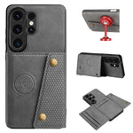 Custodia magnetica per telefono con doppia fibbia e slot per carte, For Galaxy S26 FE 5G, For Samsung Galaxy S26+ 5G, For Samsung Galaxy S26 Ultra 5G, For Samsung Galaxy S26 5G