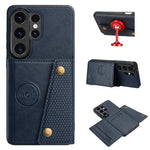 Custodia magnetica per telefono con doppia fibbia e slot per carte, For Galaxy S26 FE 5G, For Samsung Galaxy S26+ 5G, For Samsung Galaxy S26 Ultra 5G, For Samsung Galaxy S26 5G