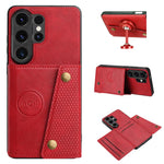 Custodia magnetica per telefono con doppia fibbia e slot per carte, For Galaxy S26 FE 5G, For Samsung Galaxy S26+ 5G, For Samsung Galaxy S26 Ultra 5G, For Samsung Galaxy S26 5G