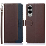 Custodia per telefono RFID in pelle con texture Litchi KHAZNEH, For Samsung Galaxy S25 Edge 5G, For Samsung Galaxy S25 Ultra