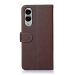 Custodia per telefono RFID in pelle con texture Litchi KHAZNEH, For Samsung Galaxy S25 Edge 5G, For Samsung Galaxy S25 Ultra