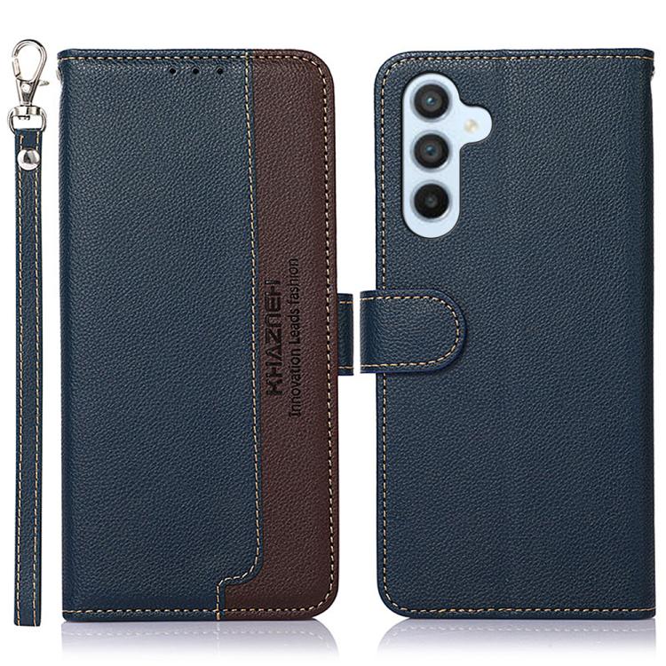 Custodia per telefono RFID in pelle con texture Litchi KHAZNEH, For Galaxy S26 FE 5G, For Samsung Galaxy S26+ 5G, For Samsung Galaxy S26 Edge 5G, For Samsung Galaxy S26 Ultra 5G, For Samsung Galaxy S26 5G, For Samsung Galaxy S25 FE 5G