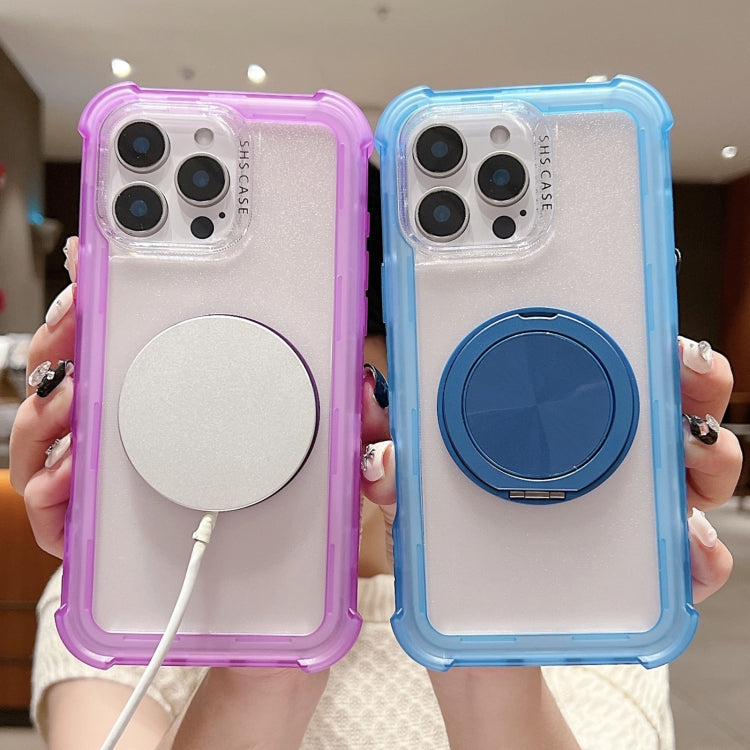Custodia TPU ibrido con supporto MagSafe per iPhone 16 Pro Max
