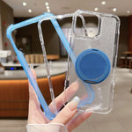 Custodia iPhone 13 TPU ibrido con supporto MagSafe