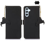 Custodia per telefono in vera pelle magnetica RFID, For Galaxy S26 FE 5G, For Samsung Galaxy S26+ 5G, For Samsung Galaxy S26 5G, For Samsung Galaxy S25 Ultra