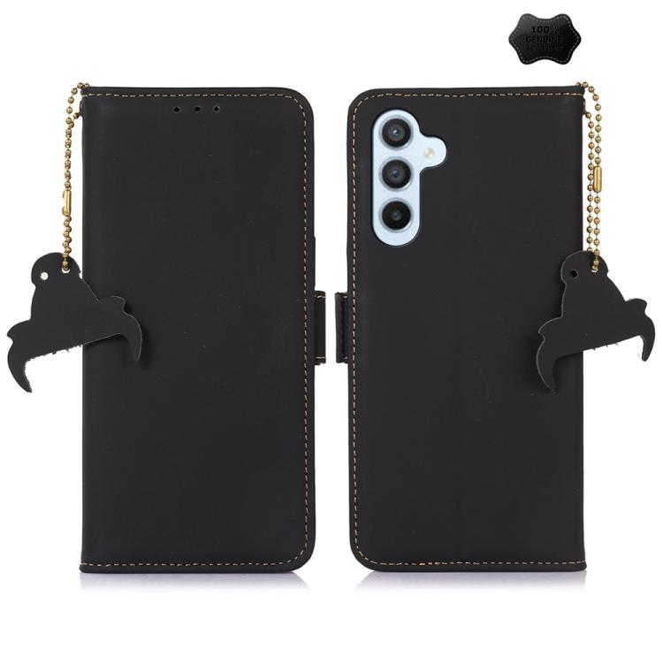 Custodia per telefono in vera pelle magnetica RFID, For Galaxy S26 FE 5G, For Samsung Galaxy S26+ 5G, For Samsung Galaxy S26 5G, For Samsung Galaxy S25 Ultra