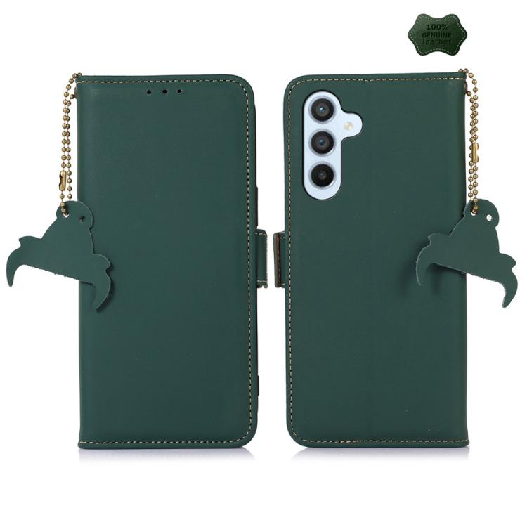 Custodia per telefono in vera pelle magnetica RFID, For Galaxy S26 FE 5G, For Samsung Galaxy S26+ 5G, For Samsung Galaxy S26 5G, For Samsung Galaxy S25 Ultra