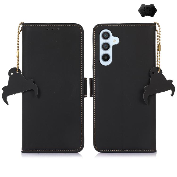 Custodia per telefono in vera pelle magnetica RFID, For Galaxy S26 FE 5G, For Samsung Galaxy S26+ 5G, For Samsung Galaxy S26 5G, For Samsung Galaxy S25 Ultra