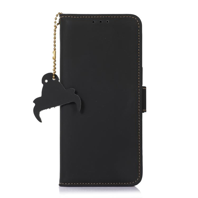 Custodia per telefono in vera pelle magnetica RFID, For Galaxy S26 FE 5G, For Samsung Galaxy S26+ 5G, For Samsung Galaxy S26 5G, For Samsung Galaxy S25 Ultra