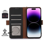 Custodia per telefono in vera pelle magnetica RFID, For Galaxy S26 FE 5G, For Samsung Galaxy S26+ 5G, For Samsung Galaxy S26 5G, For Samsung Galaxy S25 Ultra