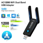 RE-1202 Scheda di rete wireless dual band 1200Mbps WiFi USB3.0 Adattatore trasmettitore ricevitore