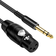 Cavo audio microfono doppio canale 6,35 mm a XLR 1-10 m