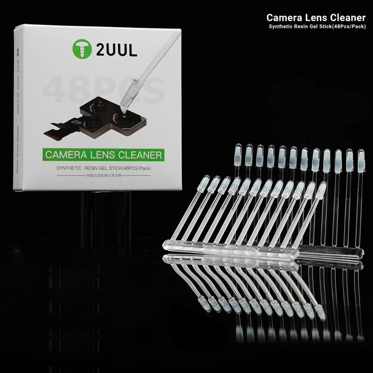 2UUL CL21 48pcs/box Synthetic Resin Gel Stick for Camera Lens Dust Cleaning, CL21