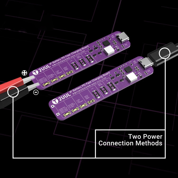 2UUL BT01 PD Fast Charging No-Disassembly Battery Activation Board for iPhone 6-15 Pro Max, BT01