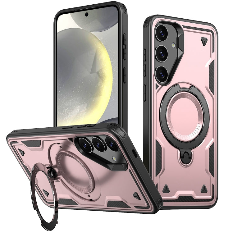 Custodia TPU ibrida con supporto MagSafe per Samsung Galaxy S24