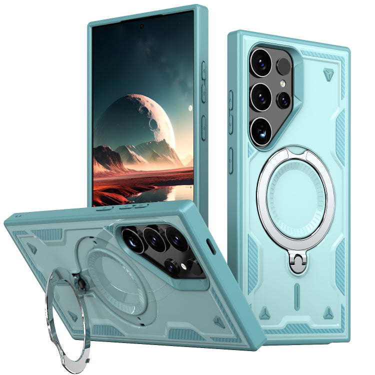 Custodia TPU ibrida con supporto MagSafe per Samsung Galaxy S24