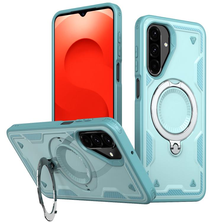 Custodia TPU ibrida con supporto MagSafe per Samsung Galaxy S25 F