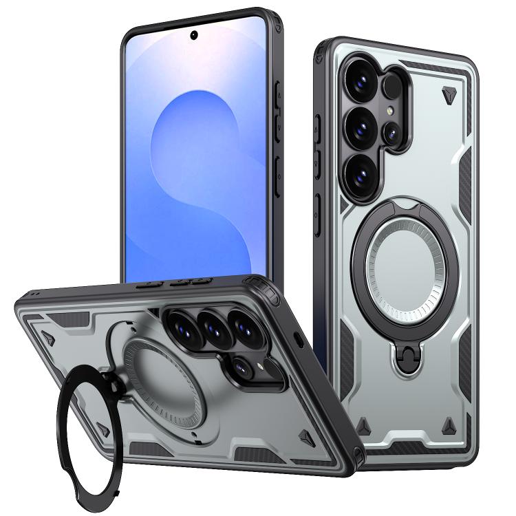 Custodia TPU ibrido con supporto MagSafe per Samsung Galaxy S26+