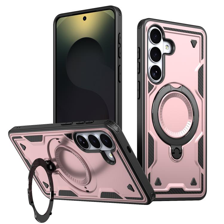 Custodia TPU ibrido con supporto MagSafe per Samsung Galaxy S26+