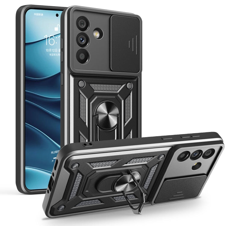 Custodia TPU PC con copertura scorrevole fotocamera Galaxy A17 A2