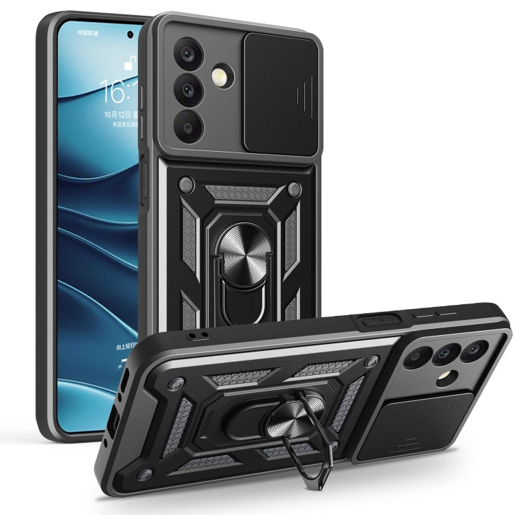 Custodia TPU PC con copertura scorrevole fotocamera Galaxy A17 A2