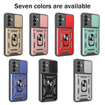 Custodia TPU PC con copertura scorrevole fotocamera Galaxy A17 A2