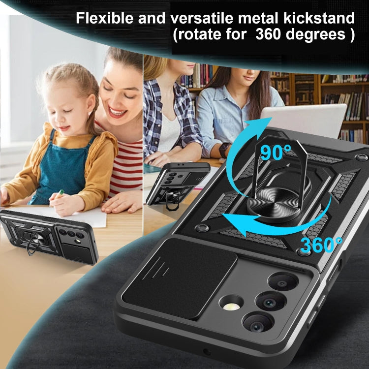 Custodia TPU PC con copertura scorrevole fotocamera Galaxy A17 A2