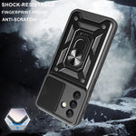 Custodia TPU PC con copertura scorrevole fotocamera Galaxy A17 A2