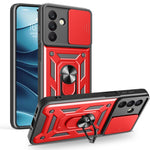 Custodia TPU PC con copertura scorrevole fotocamera Galaxy A17 A2