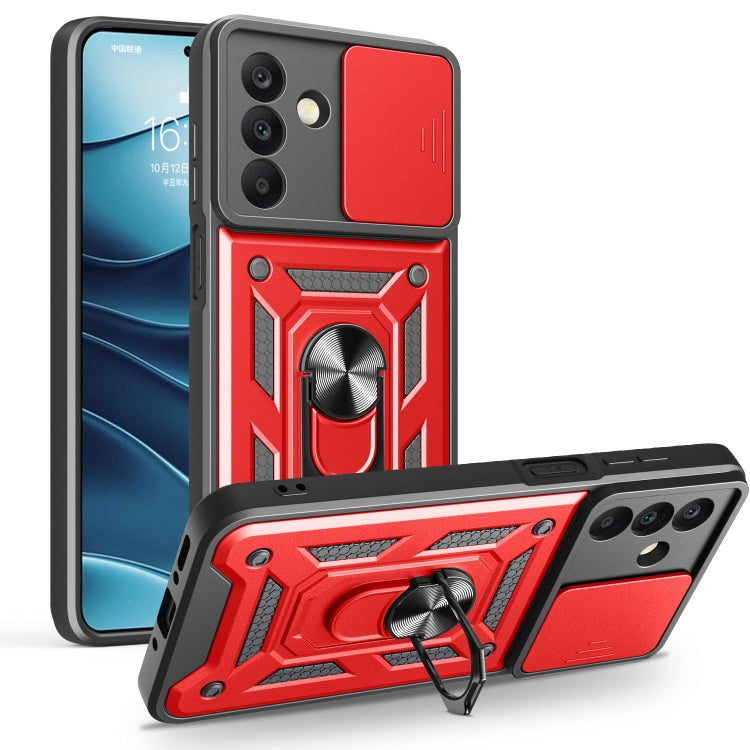 Custodia TPU PC con copertura scorrevole fotocamera Galaxy A17 A2