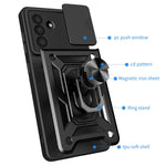 Custodia TPU PC con copertura scorrevole per Samsung Galaxy A36 5
