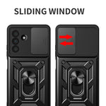Custodia TPU PC con copertura scorrevole per Samsung Galaxy A36 5