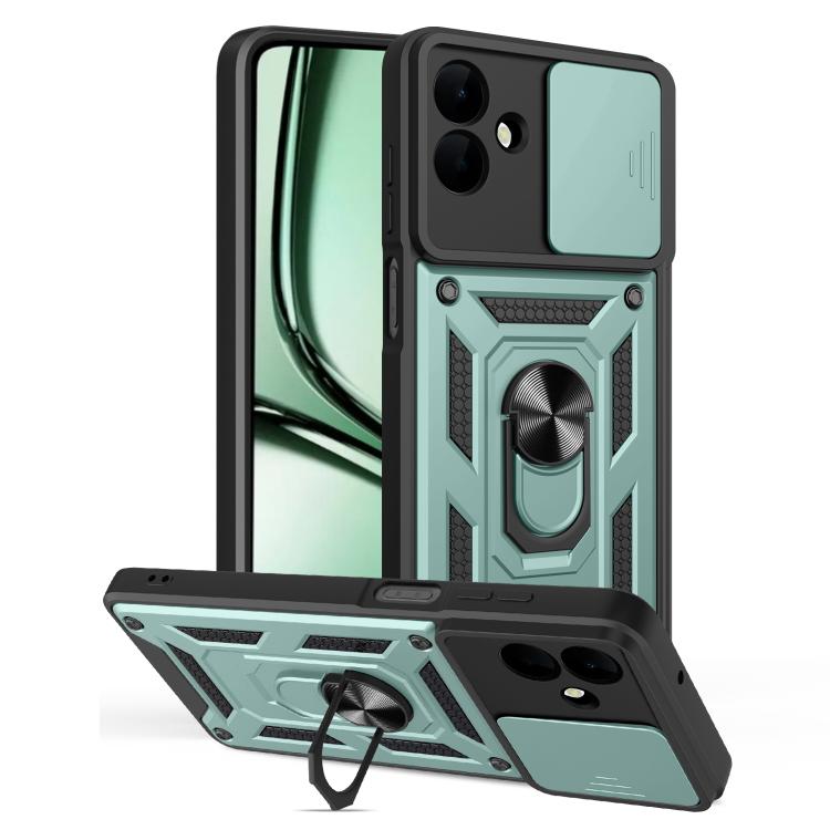 Custodia TPU PC con copertura scorrevole fotocamera Galaxy A17 A2