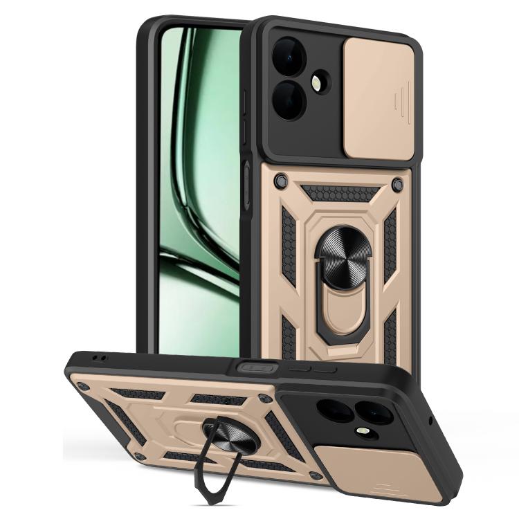 Custodia TPU PC con copertura scorrevole fotocamera Galaxy A17 A2