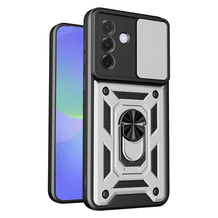 Custodia TPU PC con copertura scorrevole fotocamera Samsung A57