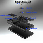 Custodia TPU PC con copertura scorrevole fotocamera Samsung A57