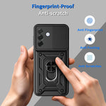 Custodia TPU PC con copertura scorrevole fotocamera Samsung A57