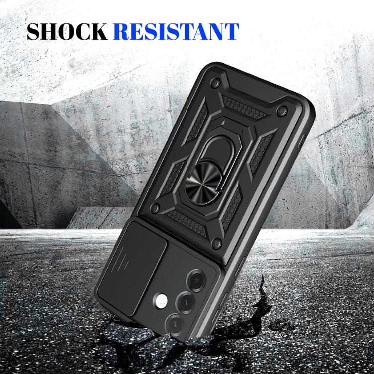 Custodia TPU PC con copertura scorrevole fotocamera Samsung A57