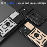Custodia TPU PC con copertura scorrevole fotocamera Samsung A57
