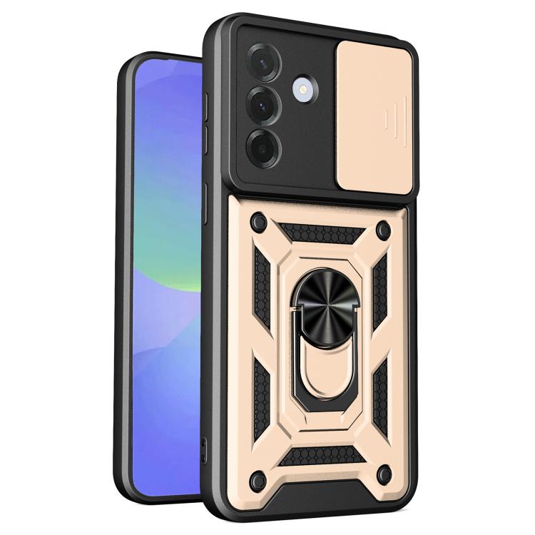 Custodia TPU PC con copertura scorrevole fotocamera Samsung A57