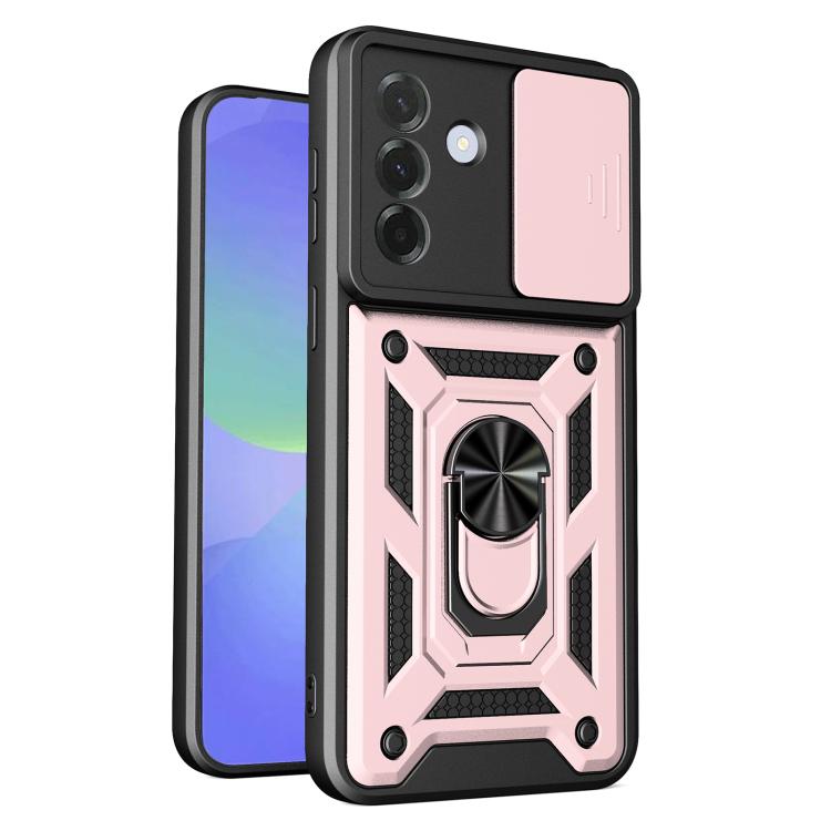 Custodia TPU PC con copertura scorrevole fotocamera Samsung A57