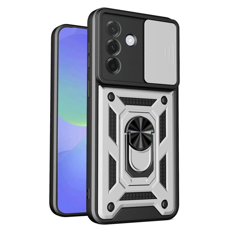 Custodia TPU PC con copertura scorrevole fotocamera Samsung A57