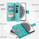 Custodia portafoglio in pelle per Samsung Galaxy S25 5G