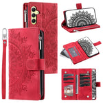 Custodia portafoglio in pelle per Samsung Galaxy S25 5G