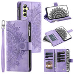 Custodia portafoglio in pelle per Samsung Galaxy S25 5G