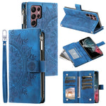 Custodia portafoglio in pelle per Samsung Galaxy S25 5G