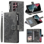 Custodia portafoglio in pelle per Samsung Galaxy S25 5G