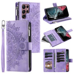Custodia portafoglio in pelle per Samsung Galaxy S25 5G
